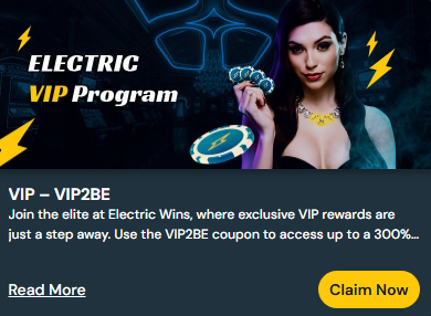 Electric Wins casino VIP program